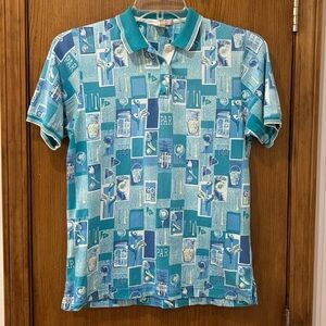 vintage Fairway Outfitters golf polo, women's small
